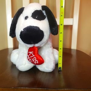 Adorable "Kiss Me" Plush Puppy Dog